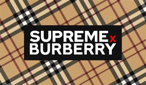 supreme x burberry collection|supreme x Burberry release date.